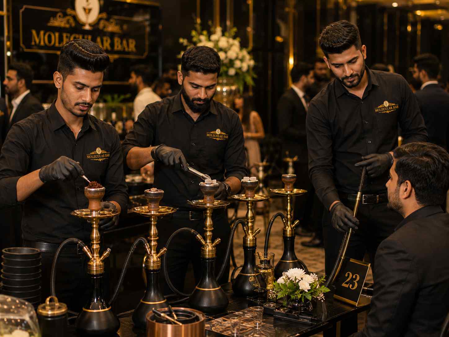 hookah service staff jobs delhi