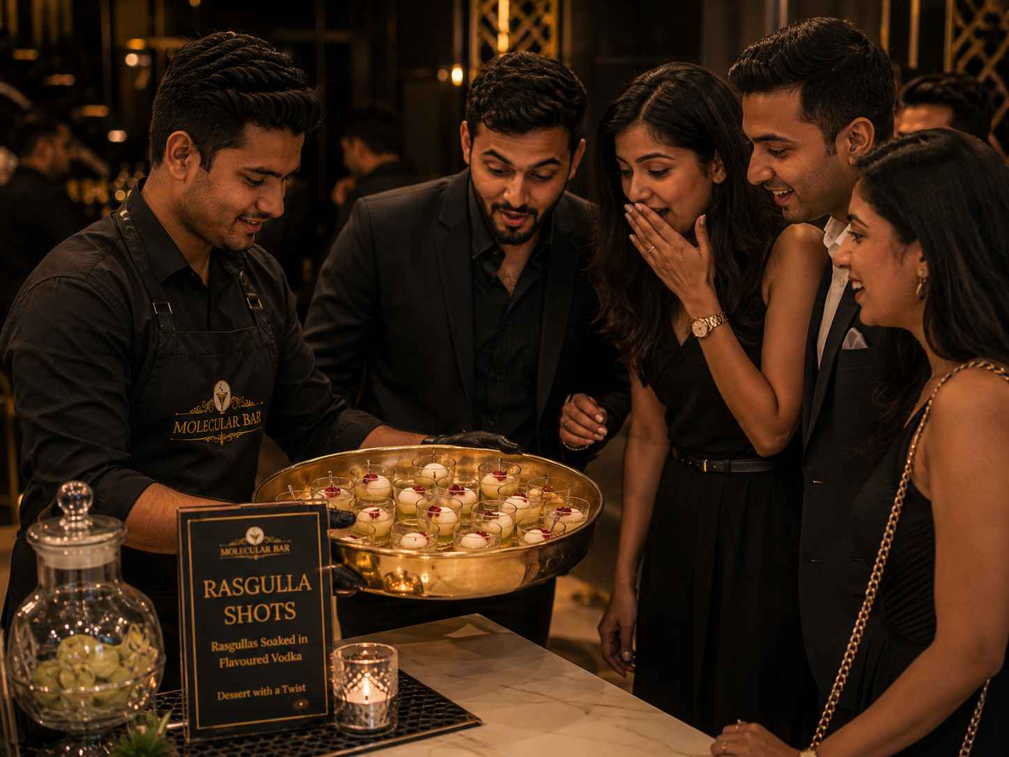 Rasgulla Shots Delhi rasgulla shots
